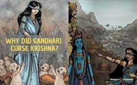 Gandhari Cursed Krishna